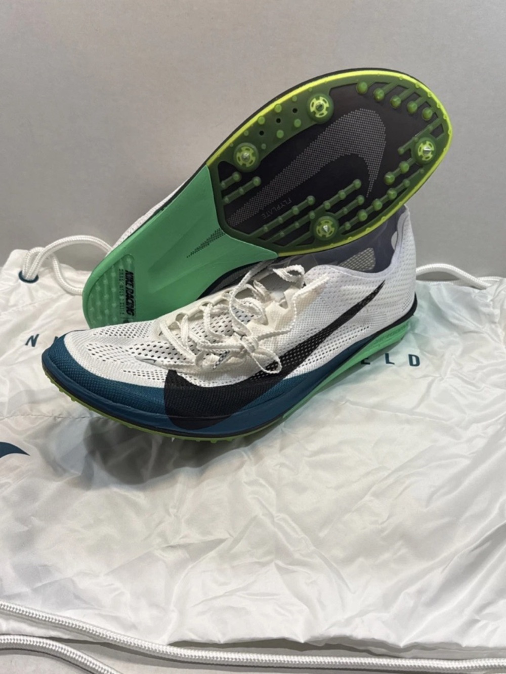 Nike ZoomX Dragonfly 2 Elite Track Spikes 
Bright Spruce FZ9315-102 Men’s Sz 12